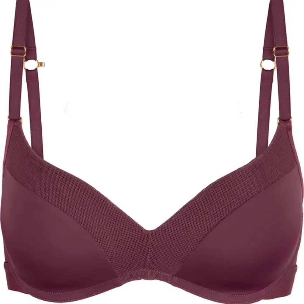 Lively The No-Wire Push Up Bra in Plum 38B NWT